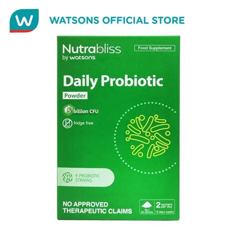 NUTRABLISS BY WATSONS Daily Probiotic Powder 2g 1 Sachet .